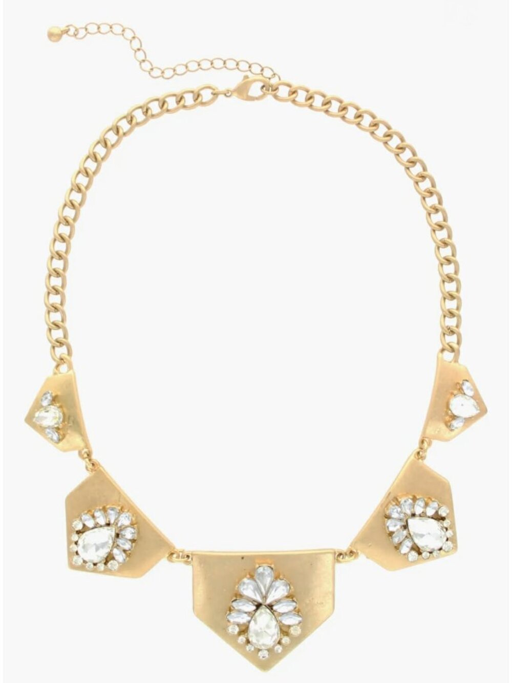 Five Station Pentagon Necklace OLIVIA WELLES